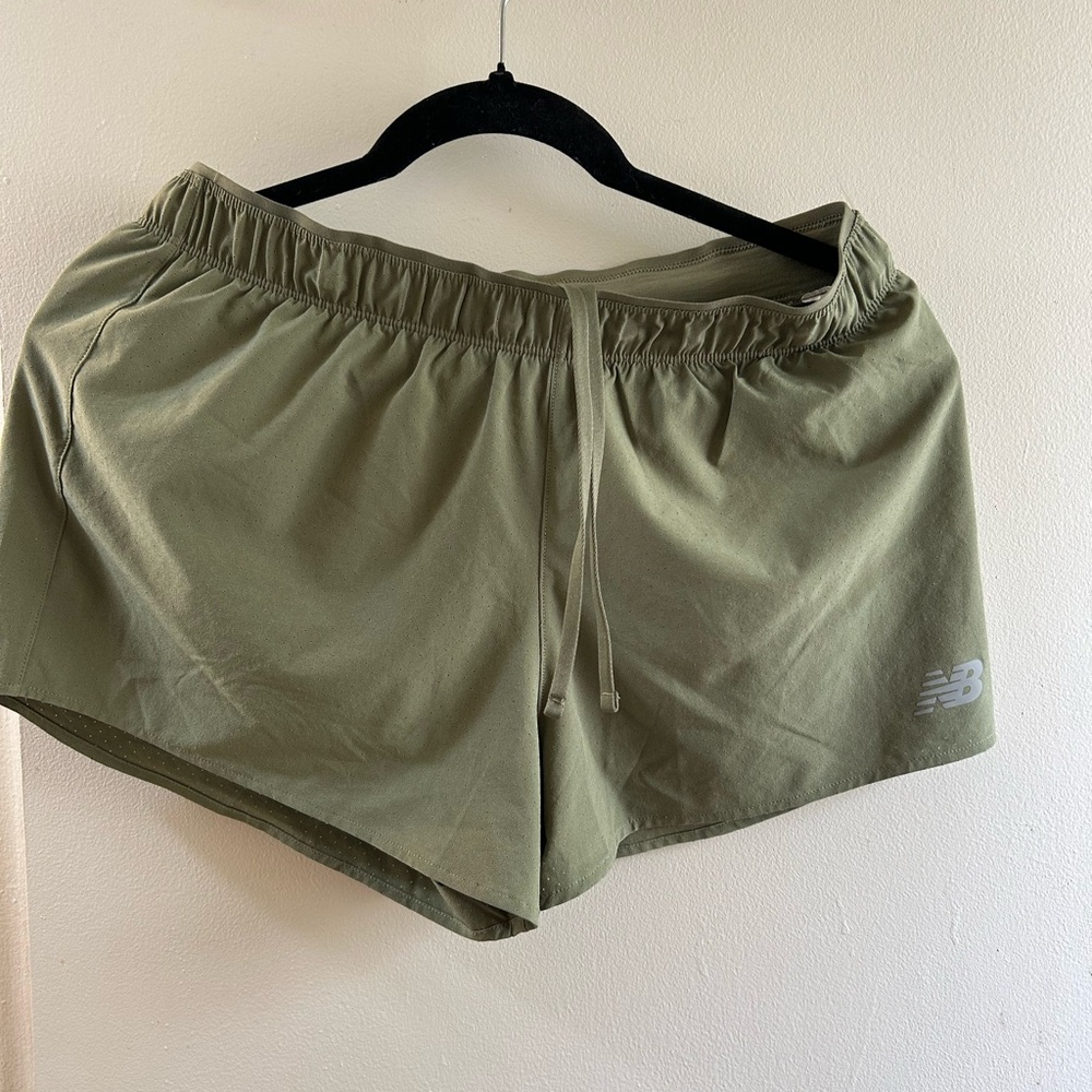 New Balance Women's Athletic Shorts in Olive